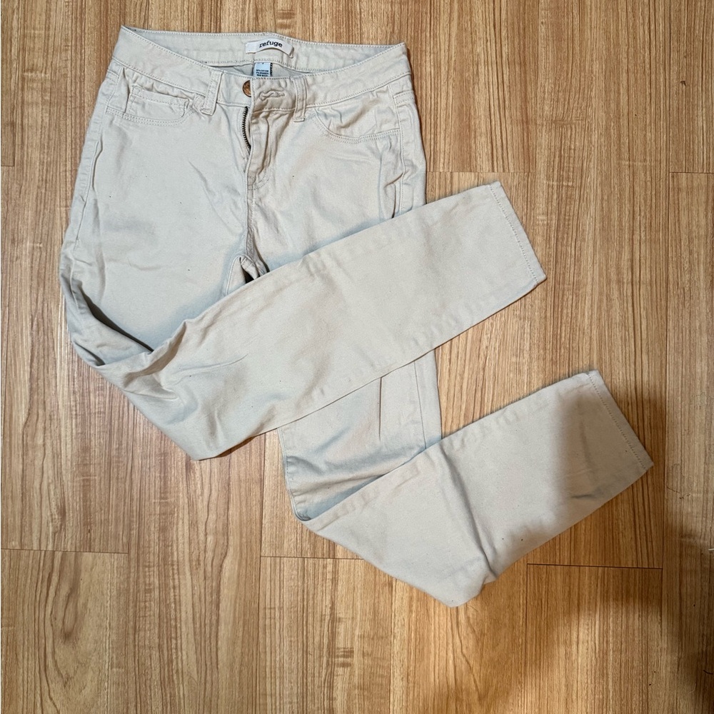 Women's Cream Jeans